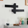 Applique murale Cuchara LED Noir, 2 lumières