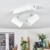 Gesteira Plafonnier, Spot de plafond Blanc, 2 lumières