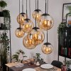 Gastor Suspension, Boule lumineuse, Suspension Ambre, 8 lumières