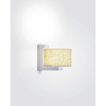 Applique murale Serien Lighting REEF WALL HAL Acier inoxydable, 1 lumière