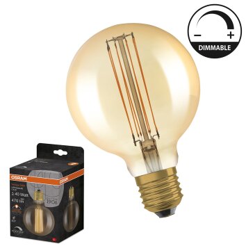 Luminaires Osram E27 5.8 Watt blanc chaud dimmable 470 Lumen