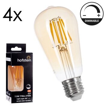 E27 LED 7.5 Watt blanc chaud dimmable 770 Lumen