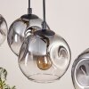 Ripoll Suspension, Boule lumineuse, Suspension Clair, Fumé, 5 lumières