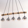 Ripoll Suspension, Boule lumineuse, Suspension Clair, Fumé, 5 lumières