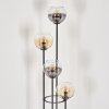 Koyoto Lampadaire 30 cm Ambre, Clair, Fumé, 4 lumières