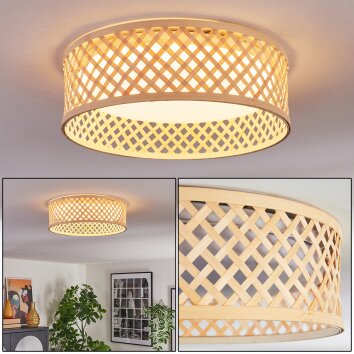 Barroco Plafonnier, Lampadaire Écru, 4 lumières