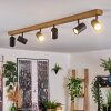 Gesteira Plafonnier, Spot de plafond Couleur bois, 6 lumières