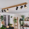 Gesteira Plafonnier, Spot de plafond Couleur bois, 6 lumières