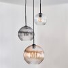 Koyoto Suspension, Boule lumineuse, Suspension 30 cm Noir, 3 lumières