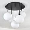 Gastor Plafonnier, Boule lumineuse 45 cm Blanc, 5 lumières