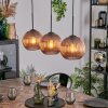 Koyoto Suspension, Boule lumineuse, Suspension Cuivré, 3 lumières