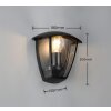 VENTA Applique murale Luminaires Trio Noir, 1 lumière