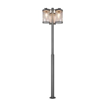 SAMBESI Lampadaire d\'extérieur Luminaires Trio Anthracite, 3 lumières