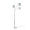 Paxton Lampadaire Luminaires Trio Chrome, 3 lumières