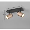 Gillan Spot de plafond Luminaires Trio Brun, 2 lumières