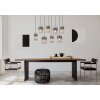 Gorley Suspension Luminaires Globo Lighting Noir, 8 lumières