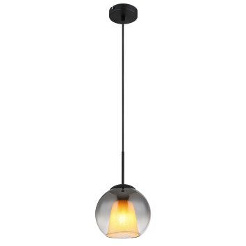 Barry Suspension Luminaires Globo Lighting Noir, 1 lumière