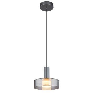 Grant Suspension Luminaires Globo Lighting LED Gris, 1 lumière