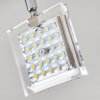 Plafonnier Piney LED Nickel mat, 2 lumières