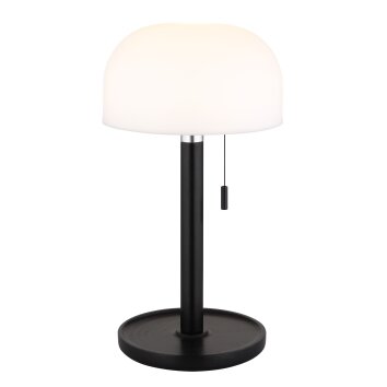 Lampe Champignon  Norman Lampe à poser Luminaires Globo Lighting LED Noir, 1 lumière