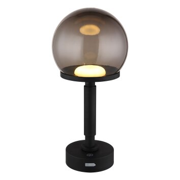 Haku Lampe à poser Luminaires Globo Lighting LED Noir, 1 lumière