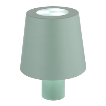 Yara Lampe à poser Luminaires Globo Lighting LED Vert, 1 lumière, Changeur de couleurs