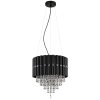 Eleos Lustre Luminaires Globo Lighting Noir, 3 lumières