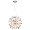 Katrina Lustre Luminaires Globo Lighting Chrome, 8 lumières