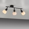 LOKI Plafonnier Luminaires Leuchten Direkt LED Noir, 3 lumières