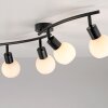 LOKI Plafonnier Luminaires Leuchten Direkt LED Noir, 4 lumières