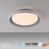 SATI Plafonnier Luminaires Leuchten Direkt LED Gris, 1 lumière