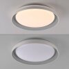 SATI Plafonnier Luminaires Leuchten Direkt LED Gris, 1 lumière