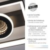 Traforo Plafonnier Luminaires Paul Neuhaus LED Noir, 1 lumière, Télécommandes