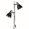 Lampadaire Ideal Lux ELVIS Noir, 2 lumières