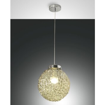 Suspension Fabas Luce Ego Chrome, 1 lumière