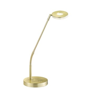 Lampe à poser Honsel Dent LED Laiton, 1 lumière, Changeur de couleurs