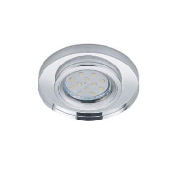 Spot encastrable Trio Leuchten PIRIN Chrome, 1 lumière