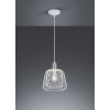 Lampe pendante Trio Sanna Chrome, Blanc, 1 lumière