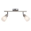 Barre de spots Brilliant Bethany LED Chrome, 2 lumières