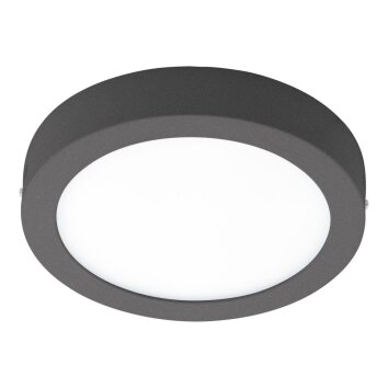 Plafonnier EGLO connect ARGOLIS-C LED Anthracite, 1 lumière