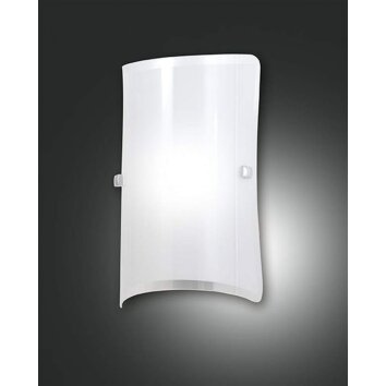 Applique Fabas Luce MILTON Chrome, 1 lumière