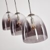 Suspension Taastrup Nickel mat, 3 lumières