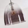 Suspension Taastrup Nickel mat, 3 lumières