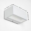 Applique murale d'extérieur Spider LED Blanc, 1 lumière