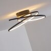 Plafonnier Chute LED Noir, 1 lumière