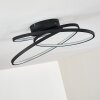 Plafonnier Chute LED Noir, 1 lumière