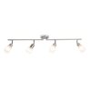 Barre de spots Brilliant Bethany LED Chrome, 4 lumières