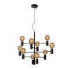 Suspension Lucide LEANNE Noir, 10 lumières