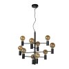 Suspension Lucide LEANNE Noir, 10 lumières