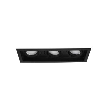 Spot encastrable Trio Kenai LED Noir, 3 lumières